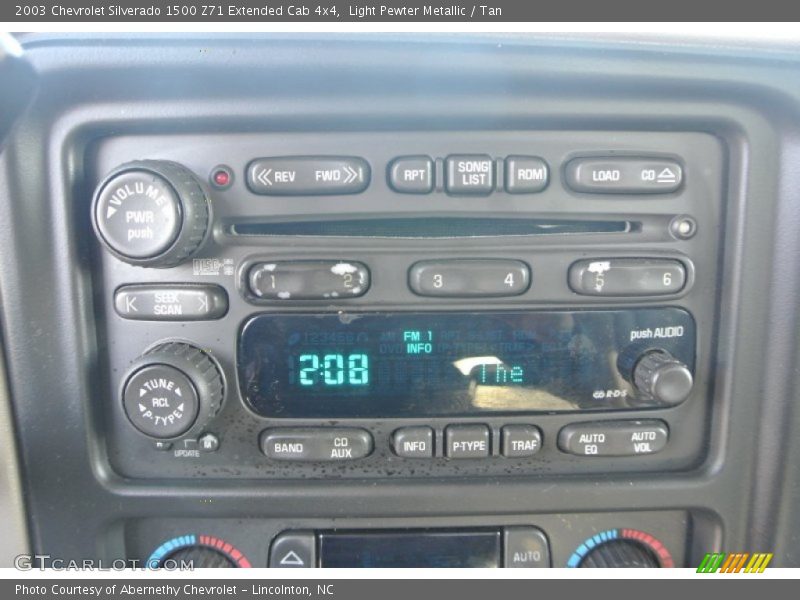 Light Pewter Metallic / Tan 2003 Chevrolet Silverado 1500 Z71 Extended Cab 4x4