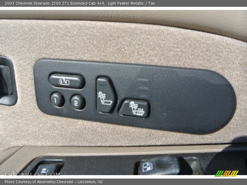 Light Pewter Metallic / Tan 2003 Chevrolet Silverado 1500 Z71 Extended Cab 4x4