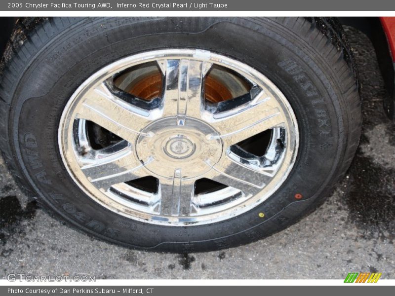 Inferno Red Crystal Pearl / Light Taupe 2005 Chrysler Pacifica Touring AWD