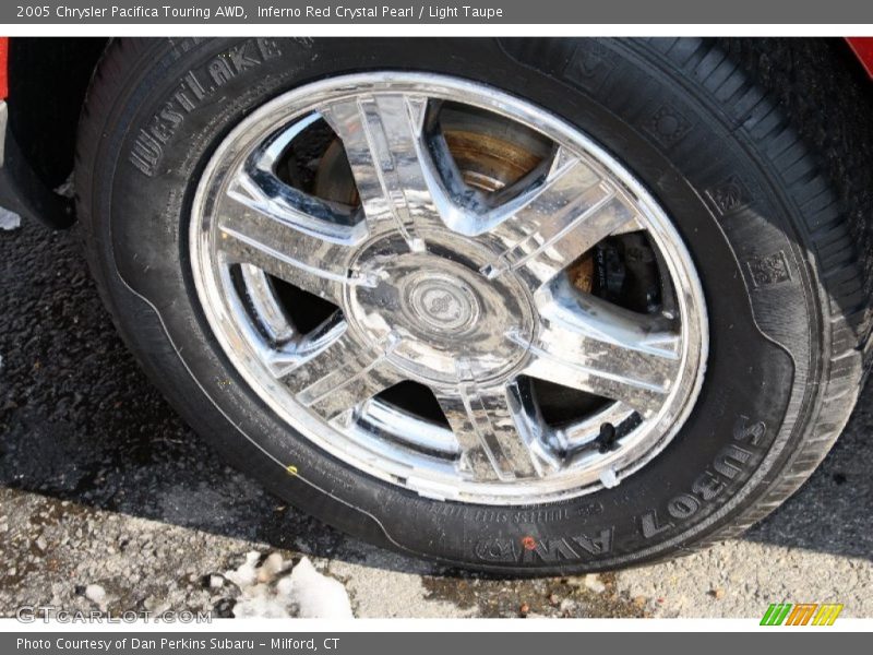 Inferno Red Crystal Pearl / Light Taupe 2005 Chrysler Pacifica Touring AWD