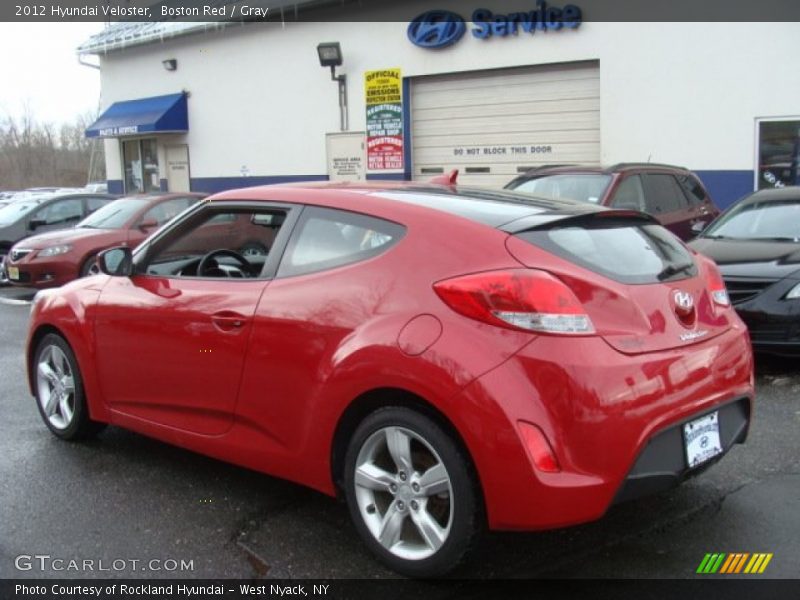 Boston Red / Gray 2012 Hyundai Veloster