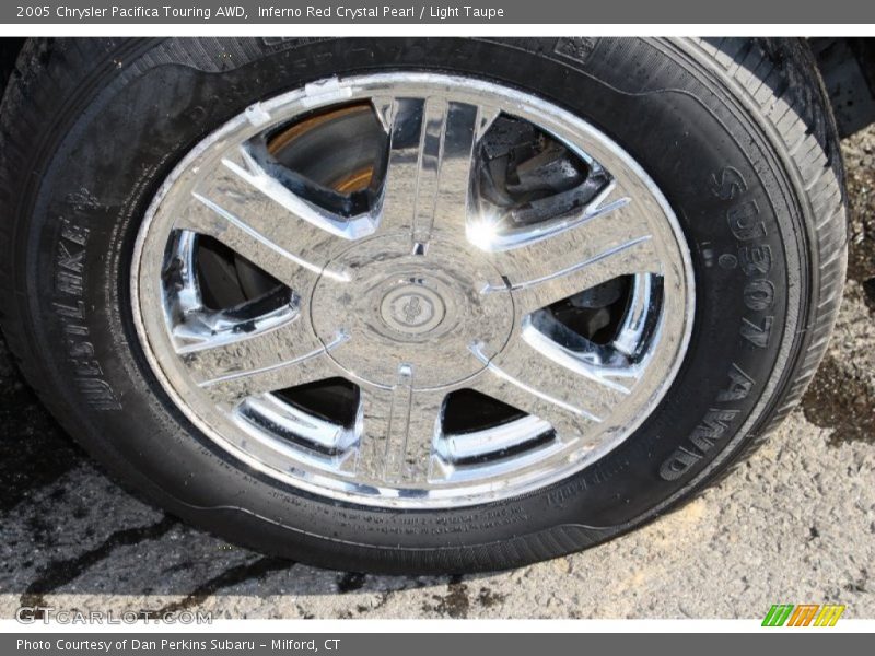 Inferno Red Crystal Pearl / Light Taupe 2005 Chrysler Pacifica Touring AWD