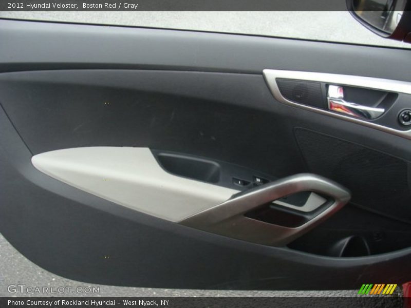 Boston Red / Gray 2012 Hyundai Veloster