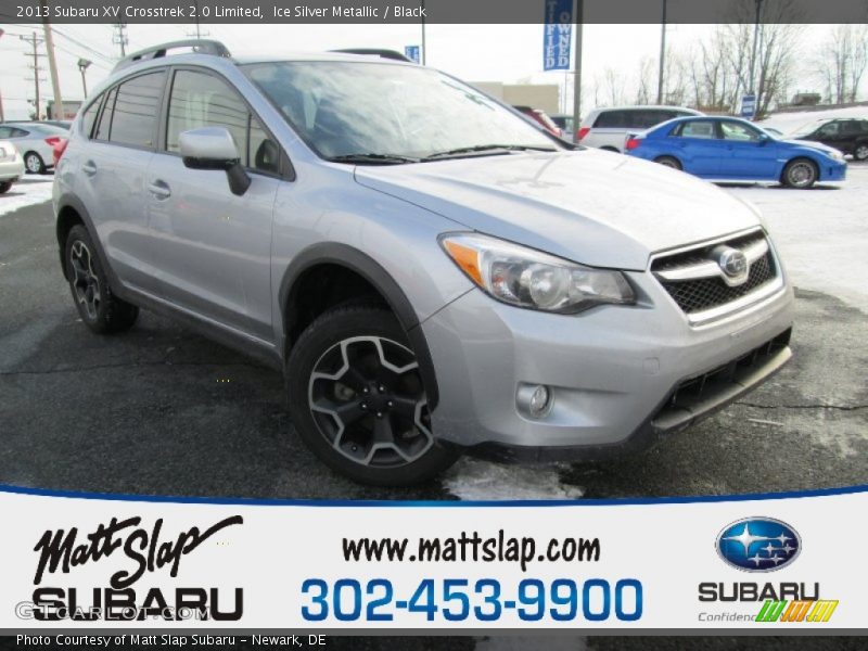 Ice Silver Metallic / Black 2013 Subaru XV Crosstrek 2.0 Limited