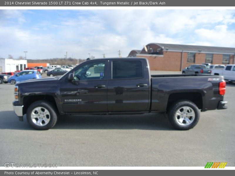 Tungsten Metallic / Jet Black/Dark Ash 2014 Chevrolet Silverado 1500 LT Z71 Crew Cab 4x4