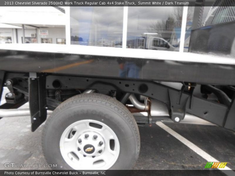 Summit White / Dark Titanium 2013 Chevrolet Silverado 2500HD Work Truck Regular Cab 4x4 Stake Truck
