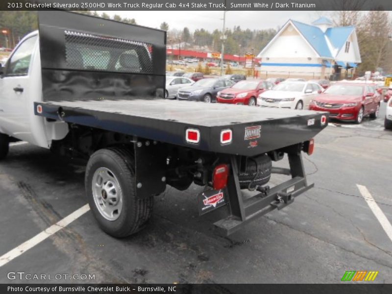 Summit White / Dark Titanium 2013 Chevrolet Silverado 2500HD Work Truck Regular Cab 4x4 Stake Truck