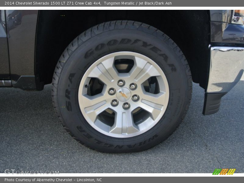 Tungsten Metallic / Jet Black/Dark Ash 2014 Chevrolet Silverado 1500 LT Z71 Crew Cab 4x4