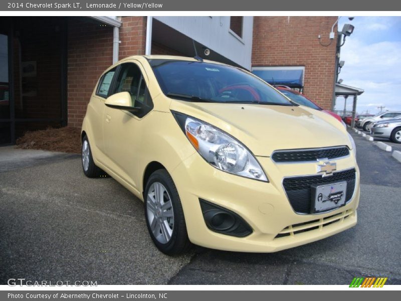 Lemonade / Yellow/Yellow 2014 Chevrolet Spark LT