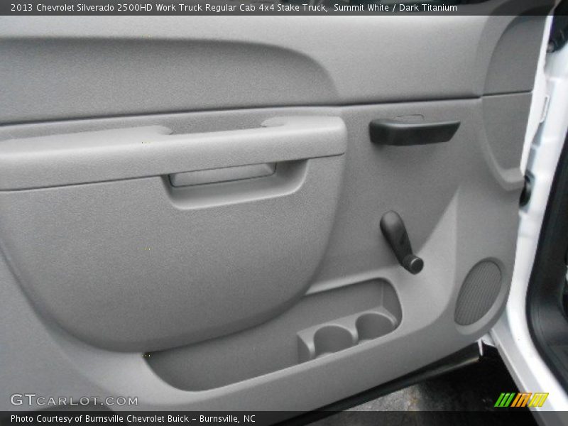 Summit White / Dark Titanium 2013 Chevrolet Silverado 2500HD Work Truck Regular Cab 4x4 Stake Truck