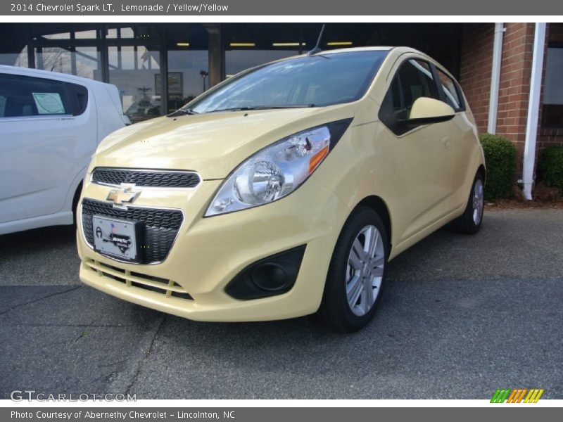Lemonade / Yellow/Yellow 2014 Chevrolet Spark LT