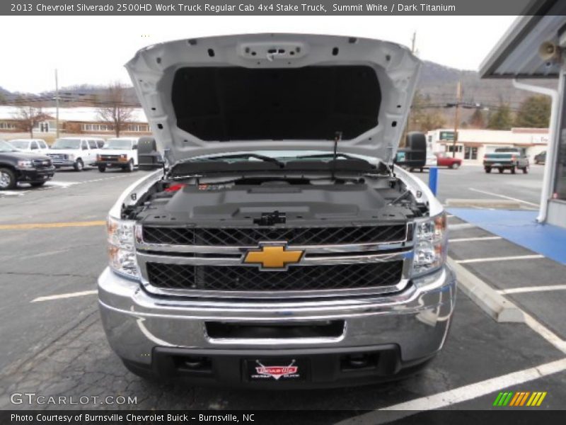 Summit White / Dark Titanium 2013 Chevrolet Silverado 2500HD Work Truck Regular Cab 4x4 Stake Truck