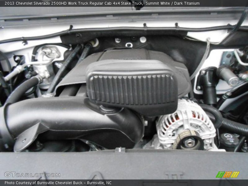 Summit White / Dark Titanium 2013 Chevrolet Silverado 2500HD Work Truck Regular Cab 4x4 Stake Truck