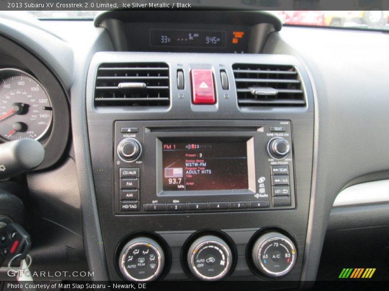 Controls of 2013 XV Crosstrek 2.0 Limited