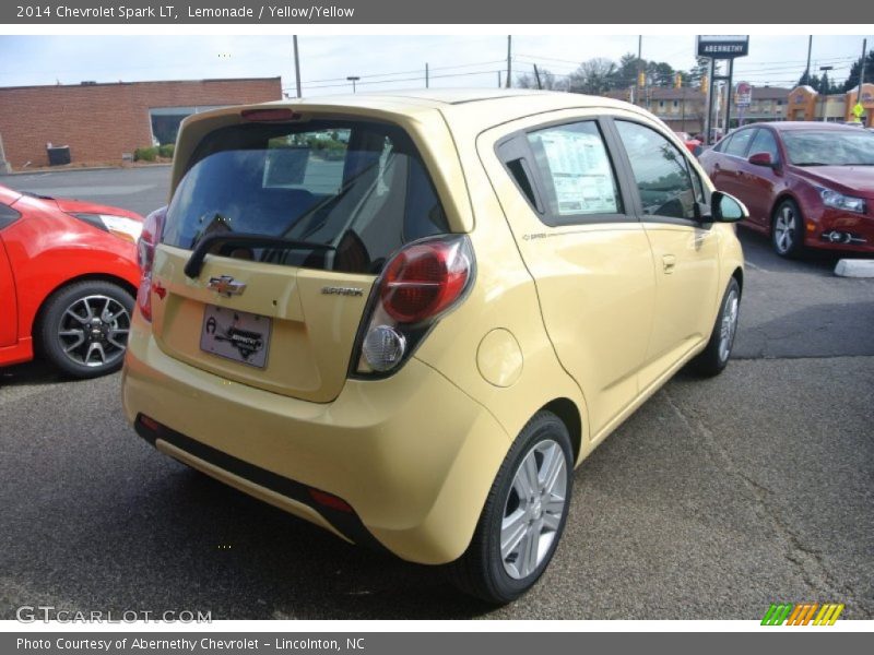 Lemonade / Yellow/Yellow 2014 Chevrolet Spark LT