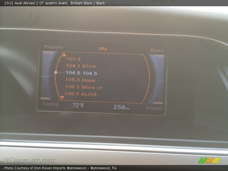 Brilliant Black / Black 2013 Audi Allroad 2.0T quattro Avant
