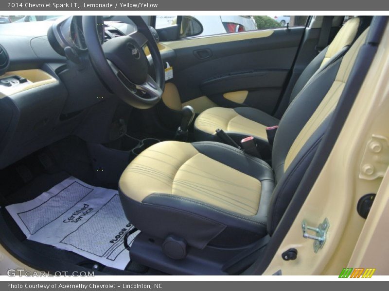  2014 Spark LT Yellow/Yellow Interior