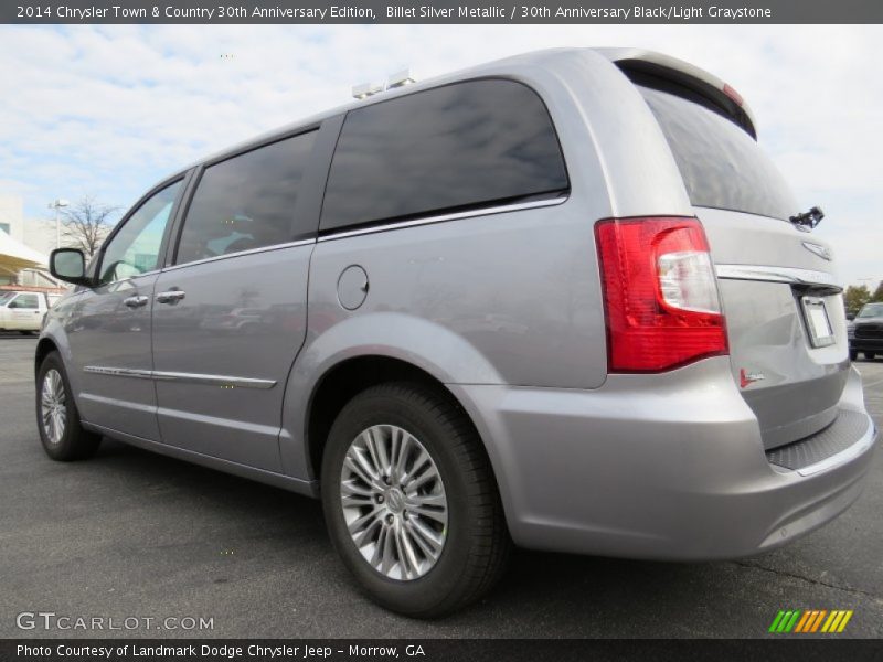 Billet Silver Metallic / 30th Anniversary Black/Light Graystone 2014 Chrysler Town & Country 30th Anniversary Edition