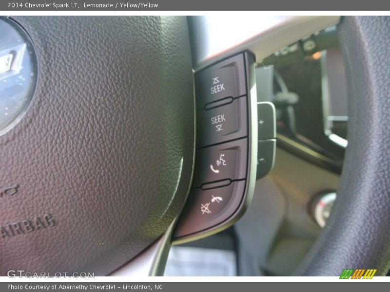 Lemonade / Yellow/Yellow 2014 Chevrolet Spark LT