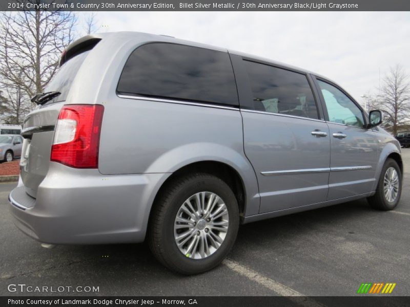 Billet Silver Metallic / 30th Anniversary Black/Light Graystone 2014 Chrysler Town & Country 30th Anniversary Edition
