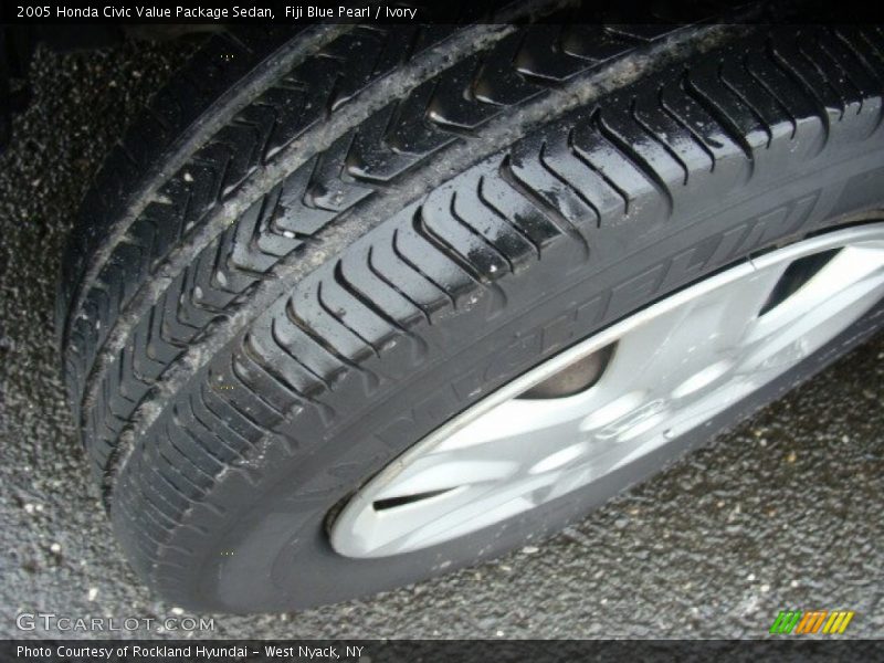 Fiji Blue Pearl / Ivory 2005 Honda Civic Value Package Sedan
