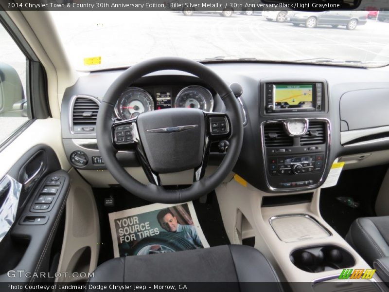 Billet Silver Metallic / 30th Anniversary Black/Light Graystone 2014 Chrysler Town & Country 30th Anniversary Edition