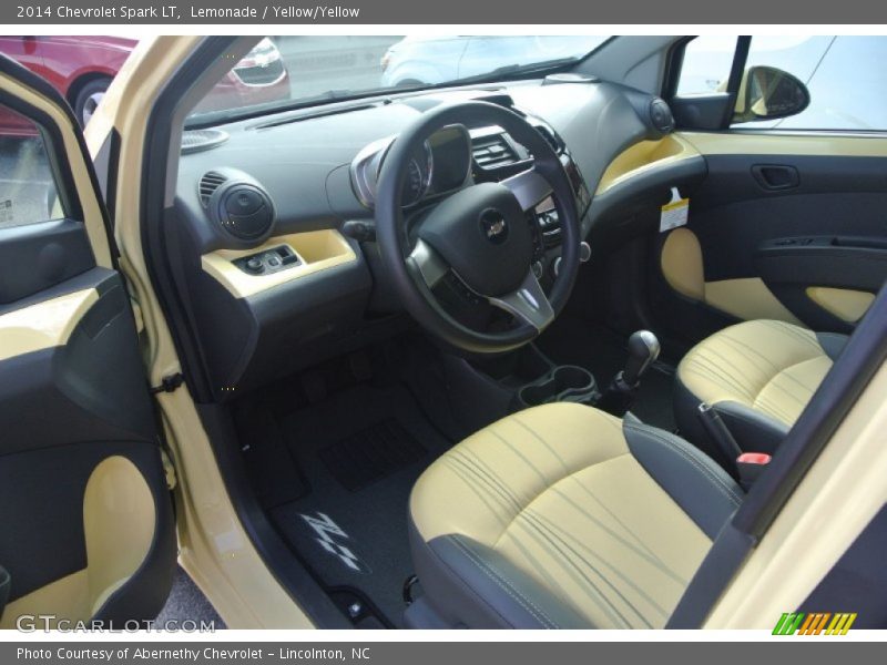 Yellow/Yellow Interior - 2014 Spark LT 