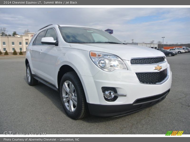 Summit White / Jet Black 2014 Chevrolet Equinox LT