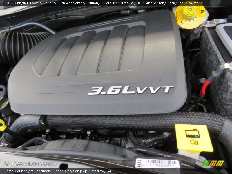 Billet Silver Metallic / 30th Anniversary Black/Light Graystone 2014 Chrysler Town & Country 30th Anniversary Edition