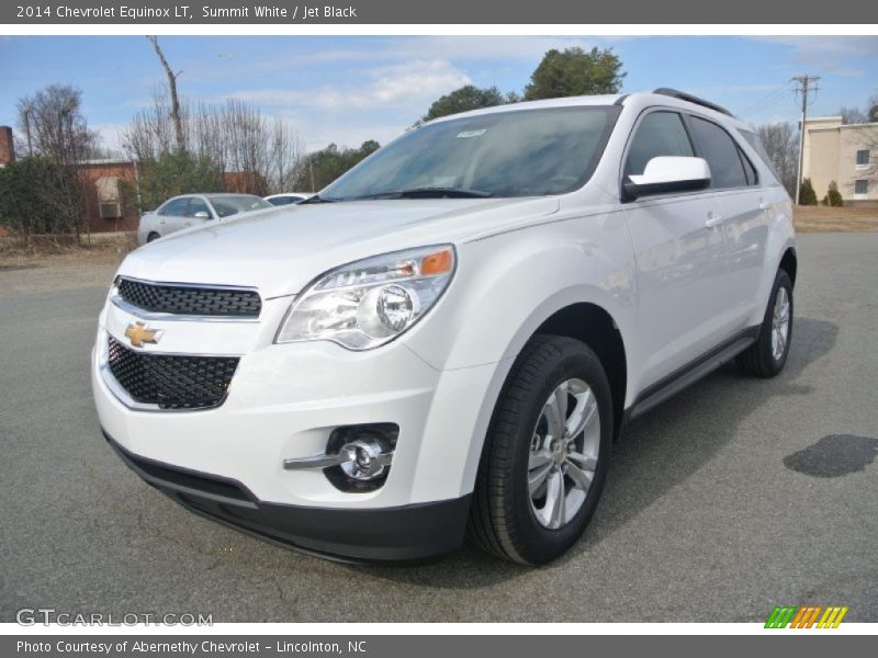 Summit White / Jet Black 2014 Chevrolet Equinox LT