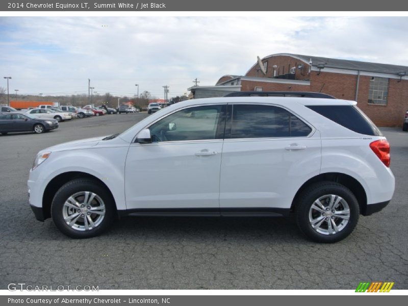 Summit White / Jet Black 2014 Chevrolet Equinox LT