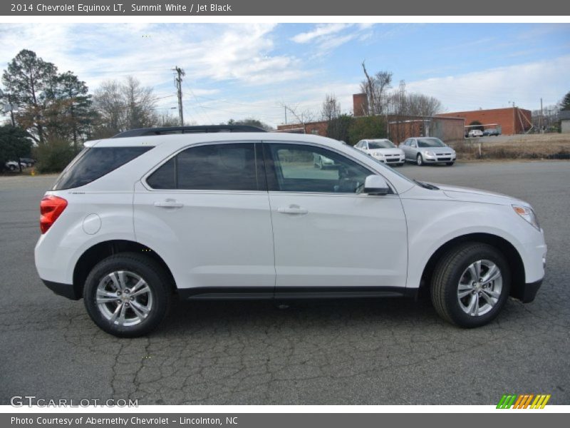 Summit White / Jet Black 2014 Chevrolet Equinox LT
