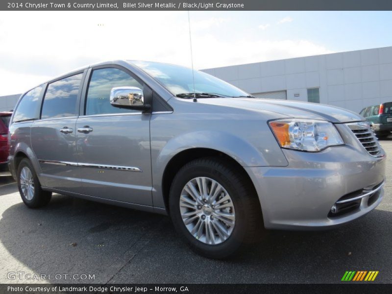 Billet Silver Metallic / Black/Light Graystone 2014 Chrysler Town & Country Limited