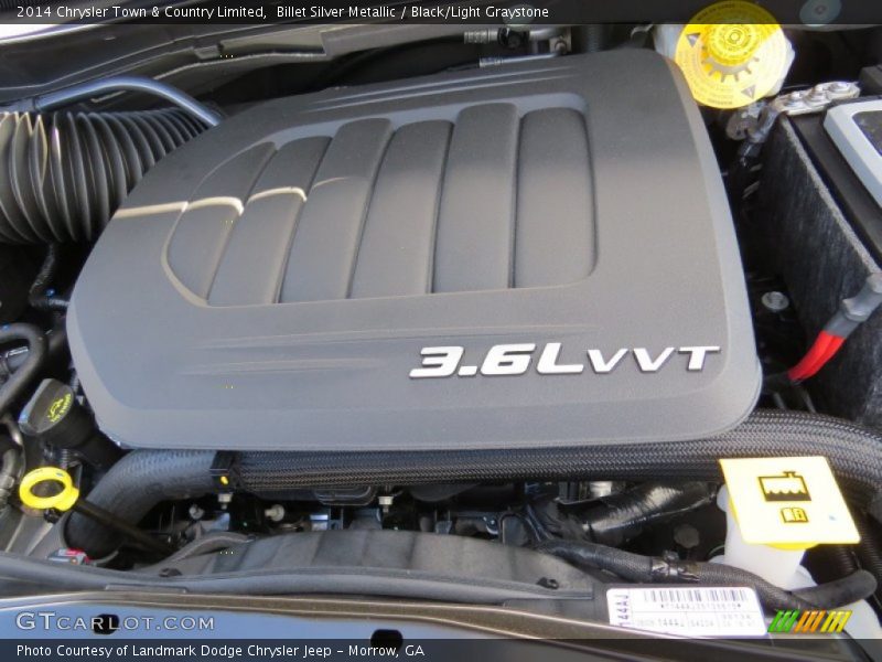 Billet Silver Metallic / Black/Light Graystone 2014 Chrysler Town & Country Limited