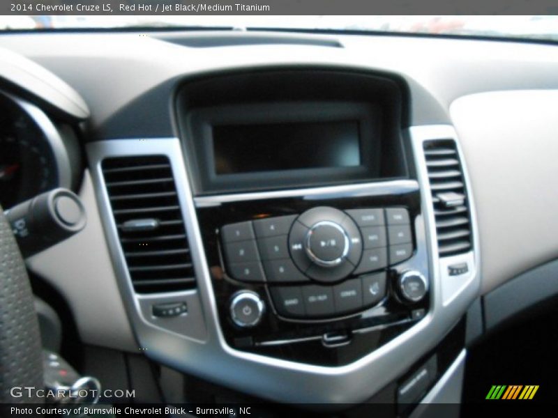 Red Hot / Jet Black/Medium Titanium 2014 Chevrolet Cruze LS