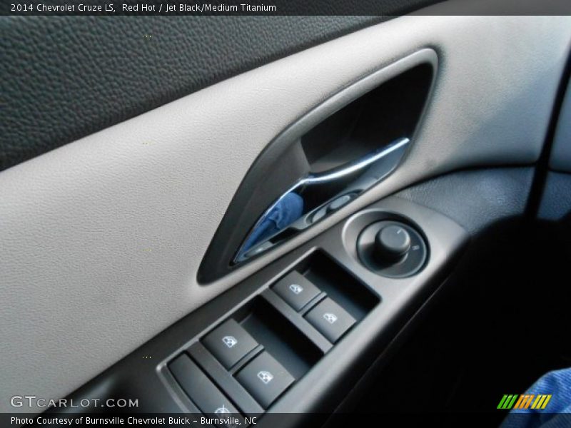Red Hot / Jet Black/Medium Titanium 2014 Chevrolet Cruze LS