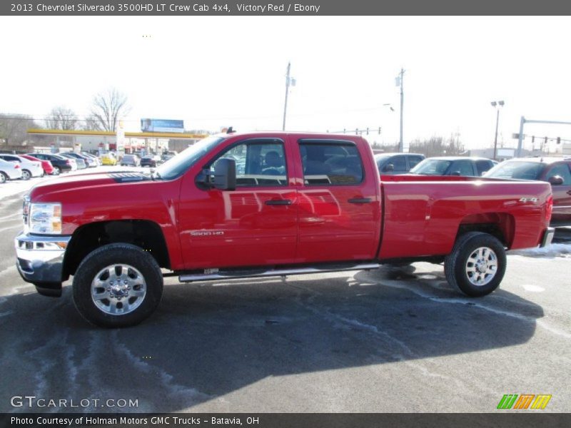 Victory Red / Ebony 2013 Chevrolet Silverado 3500HD LT Crew Cab 4x4