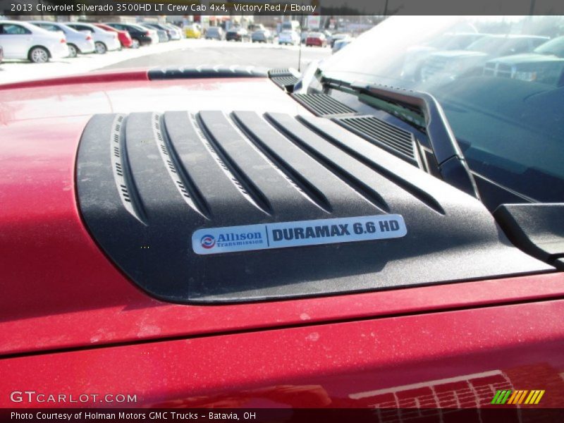 Victory Red / Ebony 2013 Chevrolet Silverado 3500HD LT Crew Cab 4x4