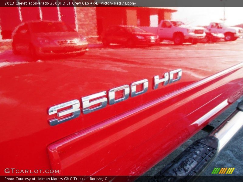Victory Red / Ebony 2013 Chevrolet Silverado 3500HD LT Crew Cab 4x4