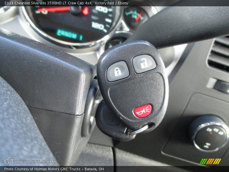 Victory Red / Ebony 2013 Chevrolet Silverado 3500HD LT Crew Cab 4x4