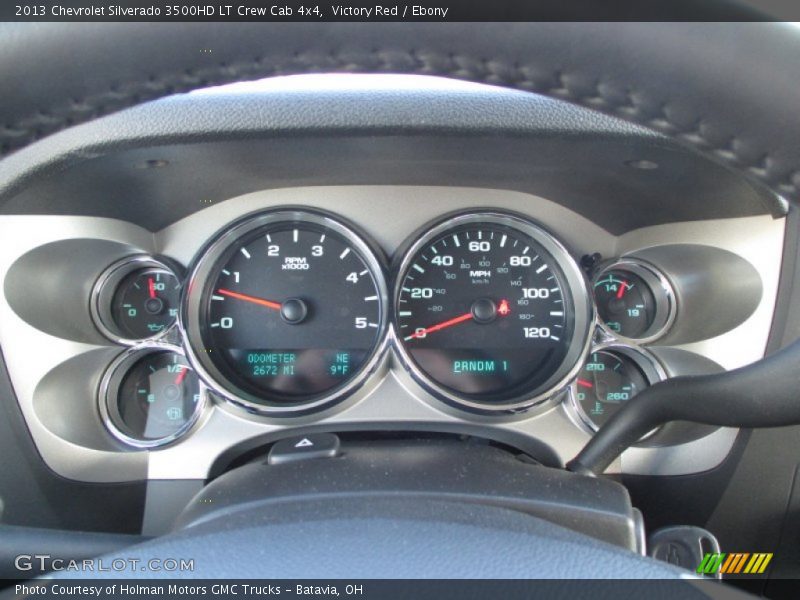 Victory Red / Ebony 2013 Chevrolet Silverado 3500HD LT Crew Cab 4x4