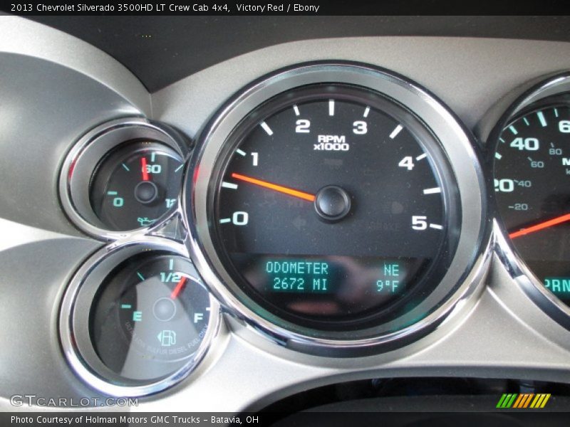 Victory Red / Ebony 2013 Chevrolet Silverado 3500HD LT Crew Cab 4x4