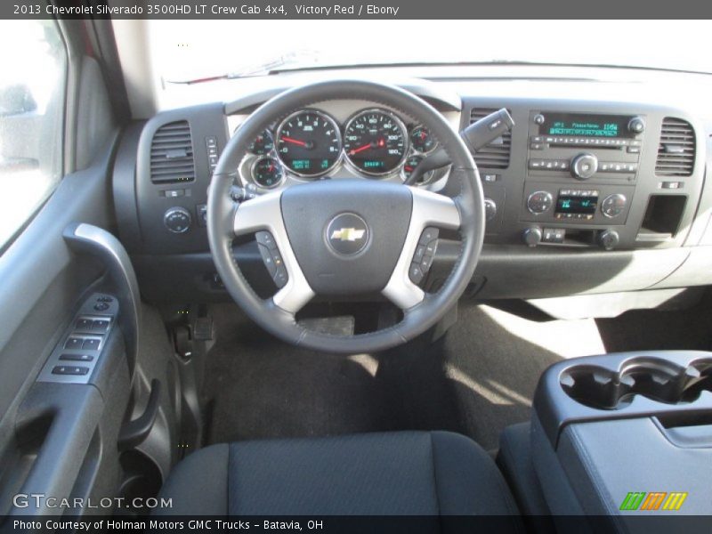 Victory Red / Ebony 2013 Chevrolet Silverado 3500HD LT Crew Cab 4x4