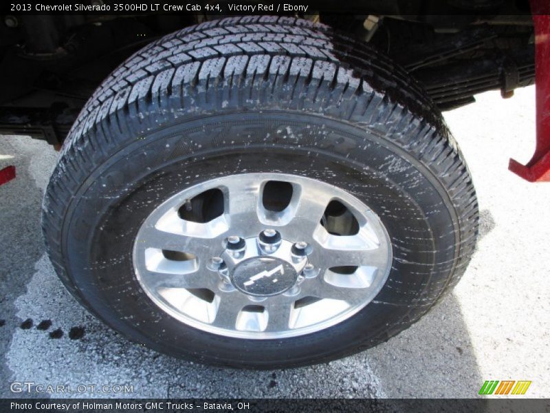 Victory Red / Ebony 2013 Chevrolet Silverado 3500HD LT Crew Cab 4x4