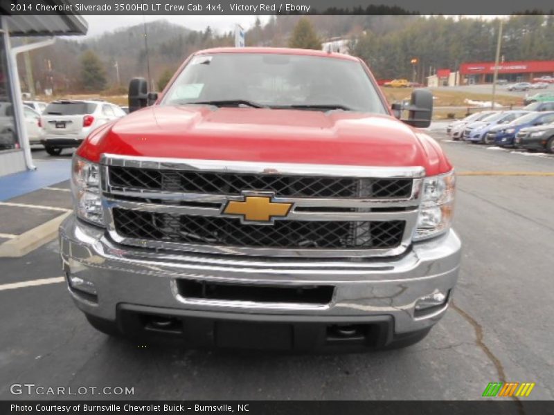 Victory Red / Ebony 2014 Chevrolet Silverado 3500HD LT Crew Cab 4x4