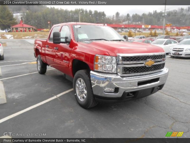 Victory Red / Ebony 2014 Chevrolet Silverado 3500HD LT Crew Cab 4x4