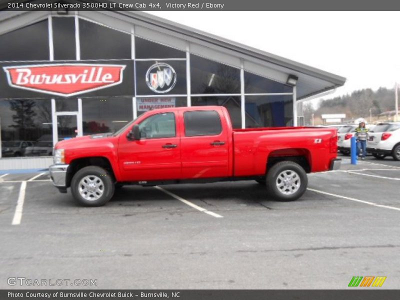 Victory Red / Ebony 2014 Chevrolet Silverado 3500HD LT Crew Cab 4x4