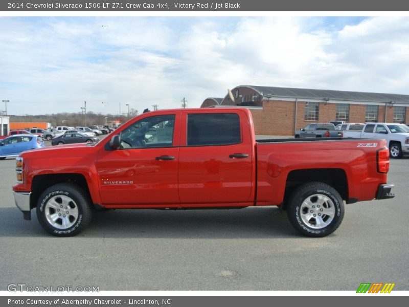 Victory Red / Jet Black 2014 Chevrolet Silverado 1500 LT Z71 Crew Cab 4x4