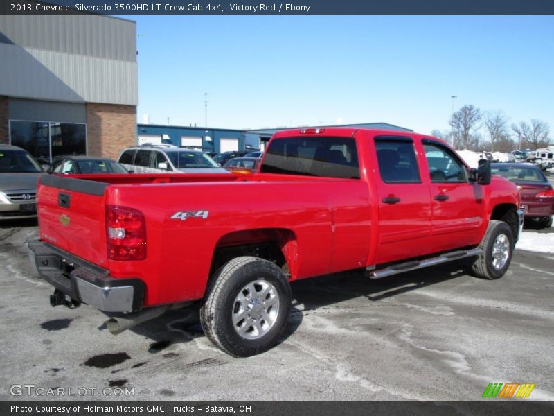 Victory Red / Ebony 2013 Chevrolet Silverado 3500HD LT Crew Cab 4x4