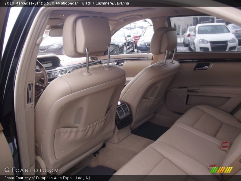 Black / Cashmere/Savanna 2010 Mercedes-Benz S 550 4Matic Sedan